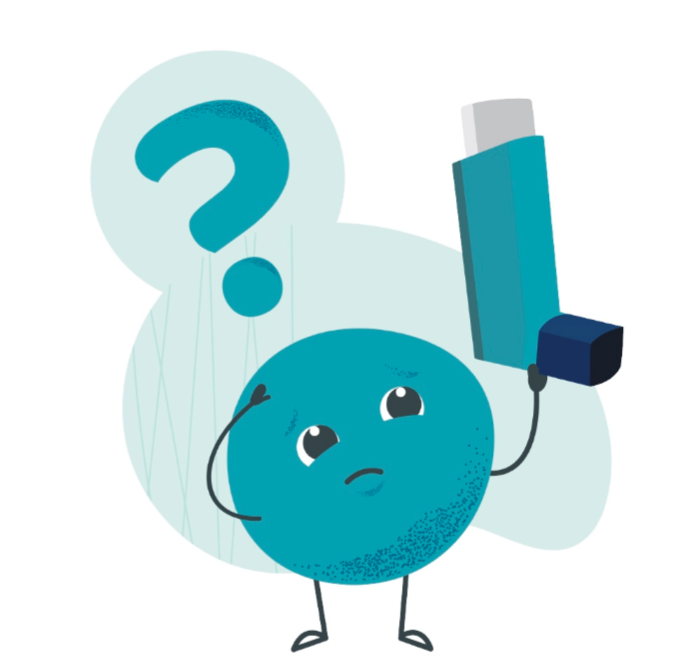 How can I tell if my inhaler is empty?